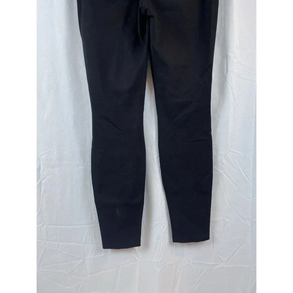 White House Black Market Skinny Leg Faux Leather Front Women's Size 2R Jeggings - Picture 12 of 12